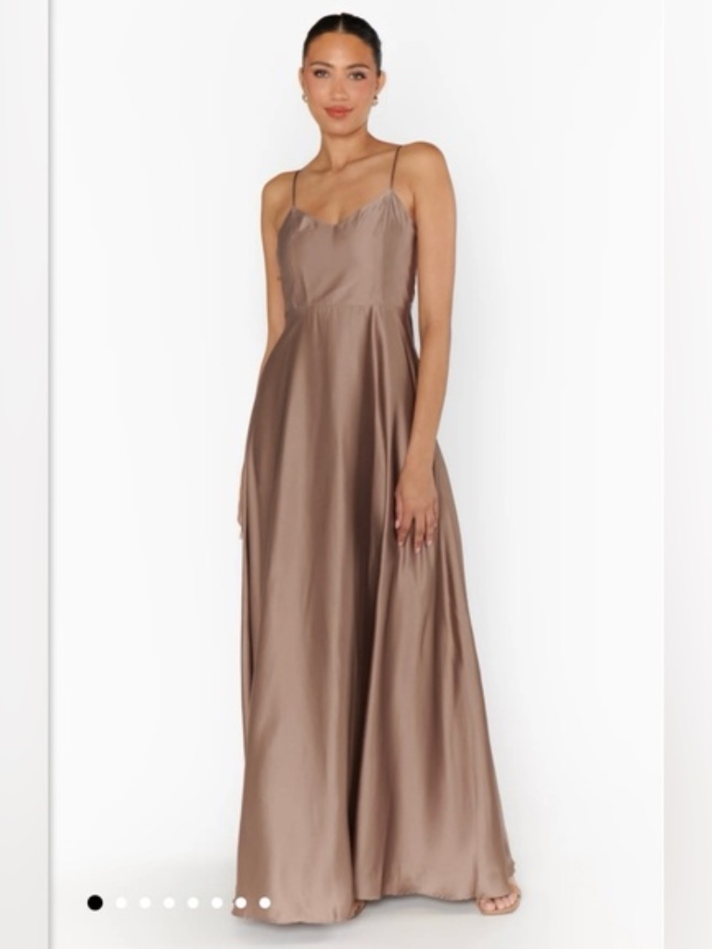 Show Me Your Mumu - Faith Dune Luxe Satin Dress size Large